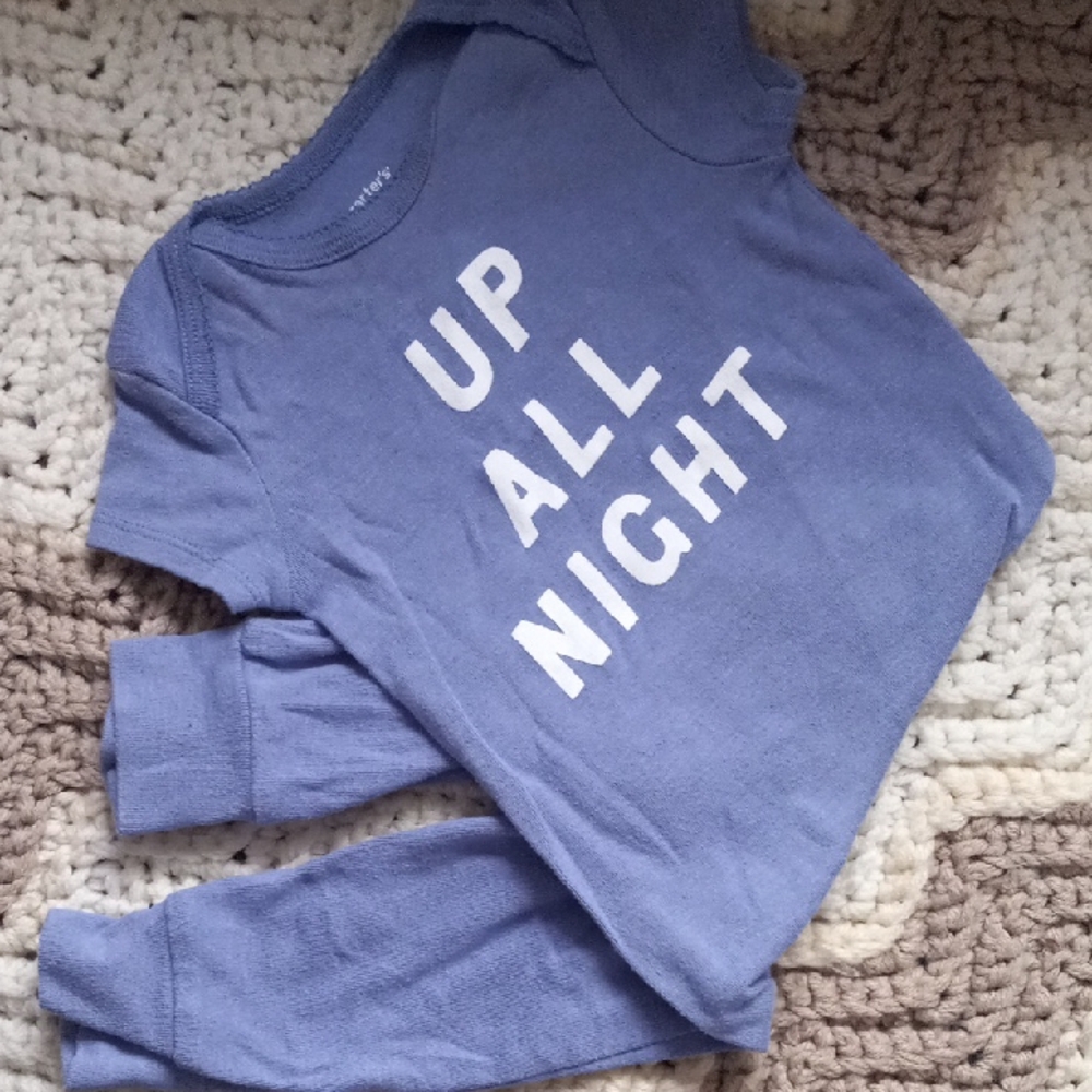 Carter's Lavender Pajama Set - Up All Night